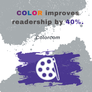  Color improves readership by 40%  - Colorcom - 