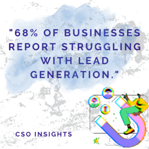 68% of businesses report struggling with lead generation.
CSO Insights
Online Lead Generation with Jenn Neal